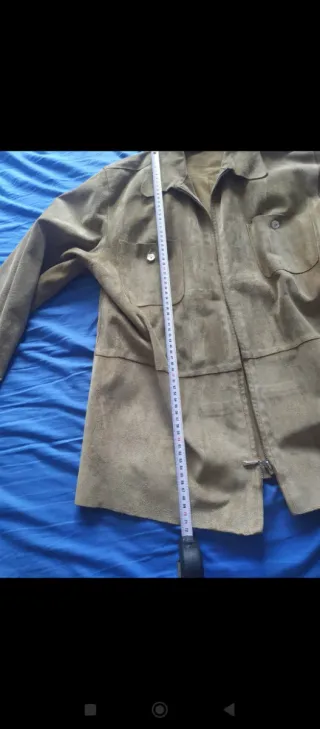 Chaqueta mujer de ante, piel porcina