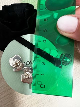 Pendientes TOUS Plata y Ónix Facetado