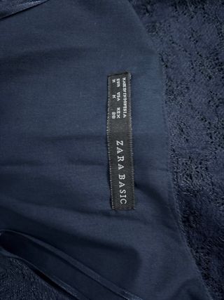 Vestido Zara Negro Encaje