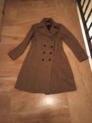 Abrigo de espiga mujer