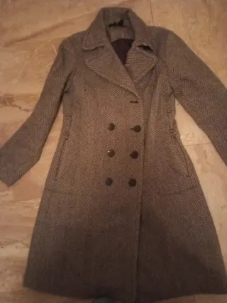 Abrigo de espiga mujer