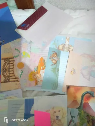 Lote cartas perfumadas