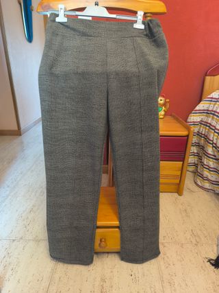 Pantalones negros cómodos talla única