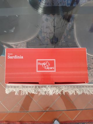 Set 6 Tazzine Caffè Colorate con Piattino