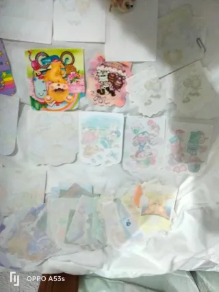 Lote de cartas perfumadas más alguna portada