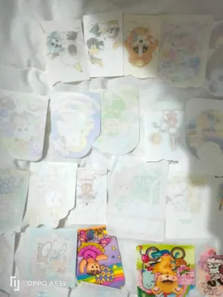 Lote de cartas perfumadas más alguna portada