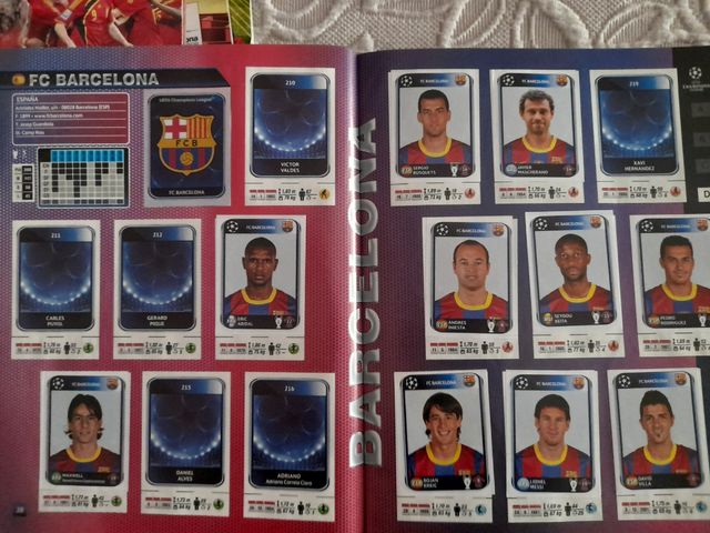 Album di figurine UEFA Champions League 2010-2011