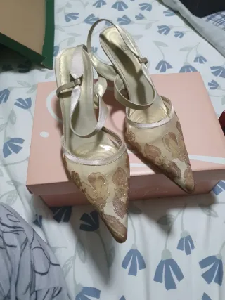 Zapatos sandalias de tacón boda