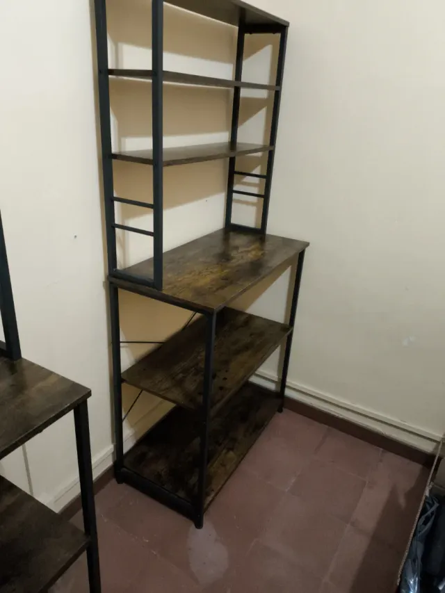 Estantería Cocina Metálica y Madera