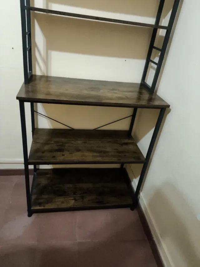 Estantería Cocina Metálica y Madera