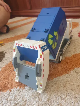 Camión de basura Playmobil y bomberos