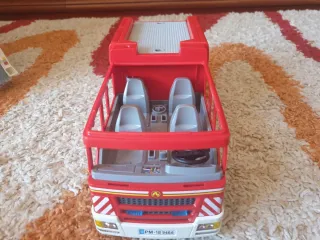 Camión de basura Playmobil y bomberos