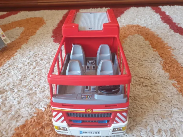 Camión de basura Playmobil y bomberos
