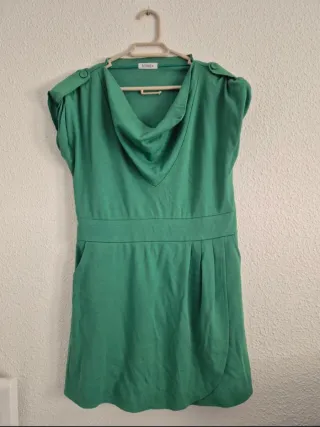 Vestido verde talla L Kling invierno