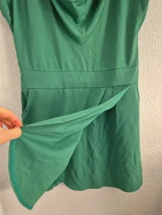 Vestido verde talla L Kling invierno