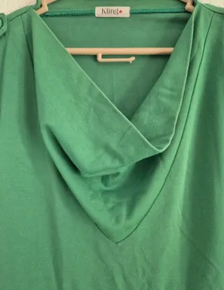 Vestido verde talla L Kling invierno