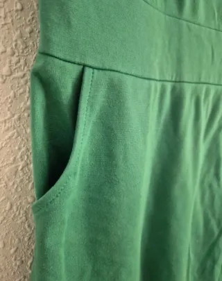 Vestido verde talla L Kling invierno