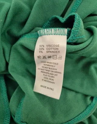 Vestido verde talla L Kling invierno