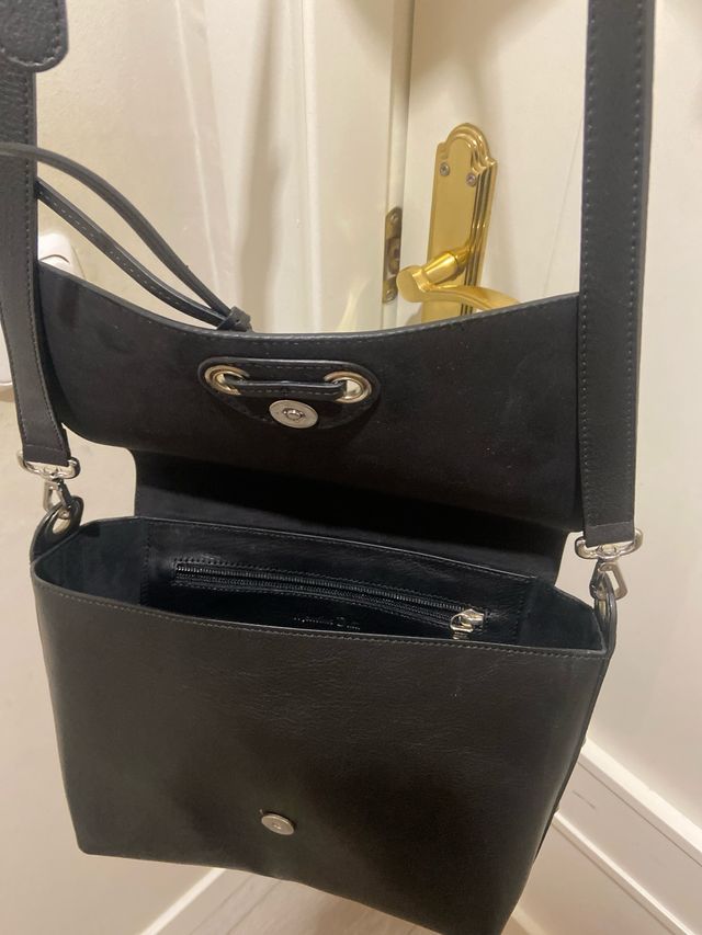 Bolso negro Massimo Dutti