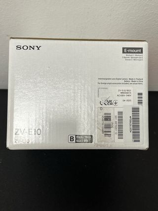 Sony Alpha ZV-E10 Cámara Vlog Lente Intercambiable