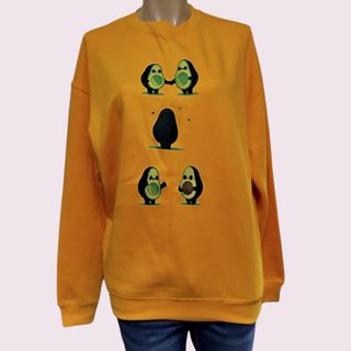 Sudadera Oversize Aguacate Talla L
