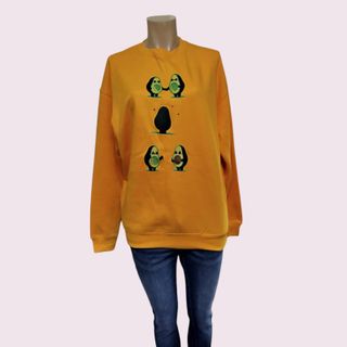 Sudadera Oversize Aguacate Talla L
