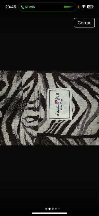 Gabardina estampado cebra