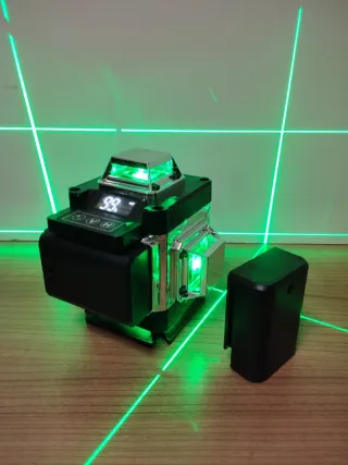 Nivel Láser 16 Líneas Verde 2 baterías