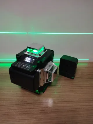 Nivel Láser 16 Líneas Verde 2 baterías