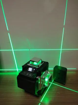 Nivel Láser 16 Líneas Verde 2 baterías