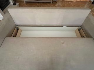 Sofá Cama Beige grande 224 cm