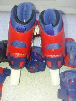 Patines Oxelo Talla 3 + Protecciones