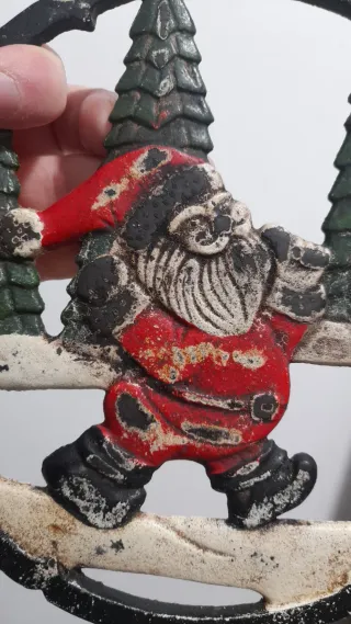 Poggia pentola vintage Babbo Natale