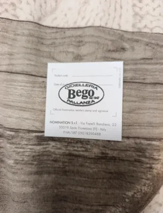 Bracciale Nomination charm lettera V