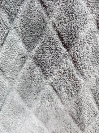 Bata hombre gris acolchada