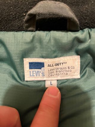 Parka Levi's All Duty Talla L Verde