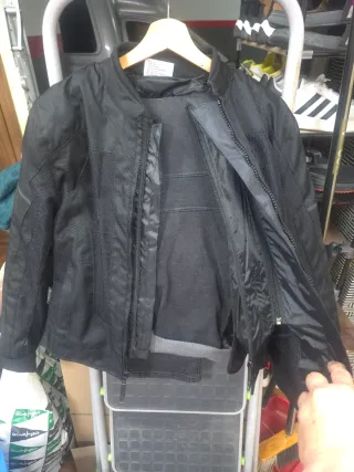 Chaqueta y pantalon Moto Mujer Talla L Negra
