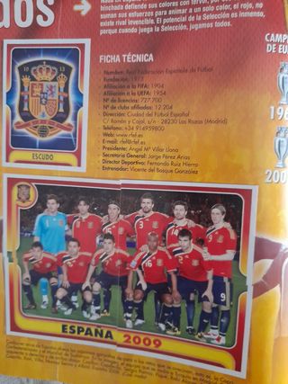 A por ellos Album de Cromos Seleccion Española