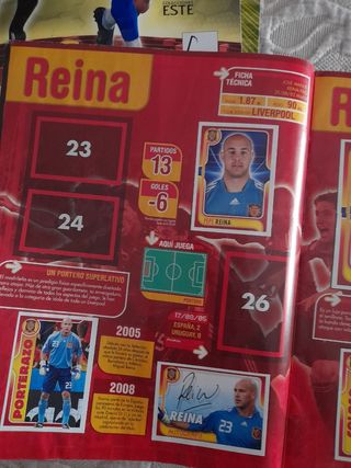 A por ellos Album de Cromos Seleccion Española