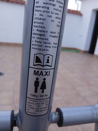 Bicicleta Elíptica Domyos Poco Uso