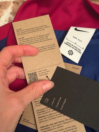 Chaqueta FC Barcelona Nike Azul y Roja