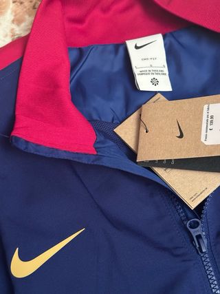 Chaqueta FC Barcelona Nike Azul y Roja