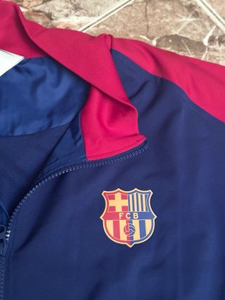 Chaqueta FC Barcelona Nike Azul y Roja