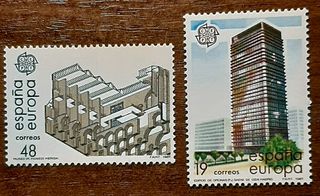 Lote 2 Sellos España Europa