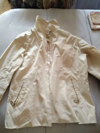 Parka beige mujer Talla S
