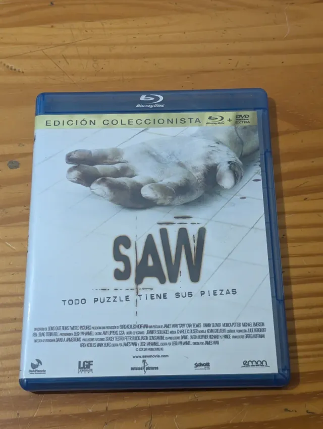 Saw Edición Coleccionista + DVD Blu-ray