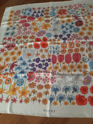 Foulard Gucci Carré Seta Floreale