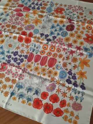 Foulard Gucci Carré Seta Floreale