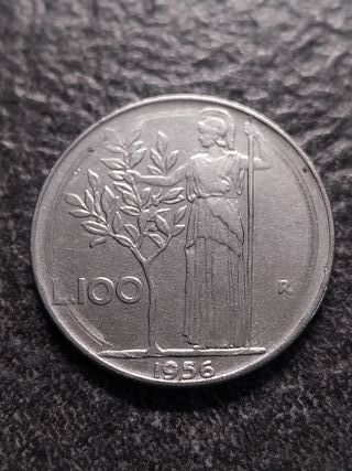 100 Lire 1956 Minerva Italia