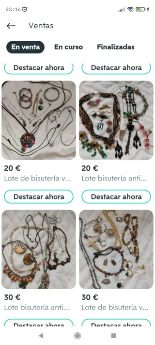 Lote de bisutería variada